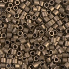 Miyuki delica beads 8/0 - Matted metallic gold DBL-322